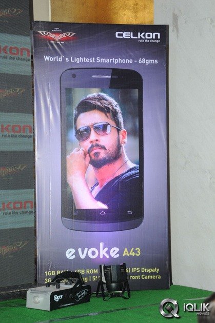 Suriya-Launches-Celkon-Evoke-A43-Mobile